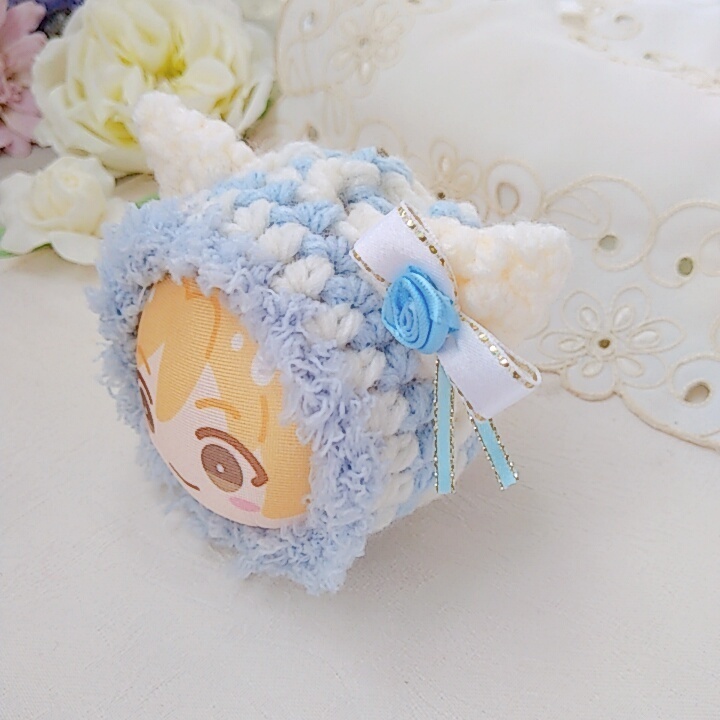 おまんじゅう着ぐるみ ミルクブルー