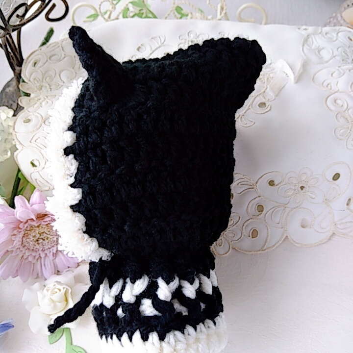 16cmぬい着ぐるみ 黒白