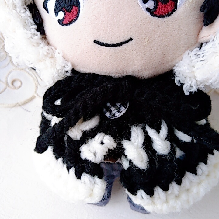 16cmぬい着ぐるみ 黒白
