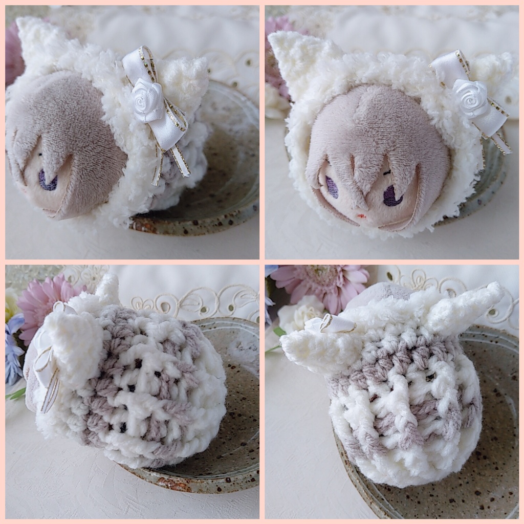 もちマス着ぐるみ 赤白黒