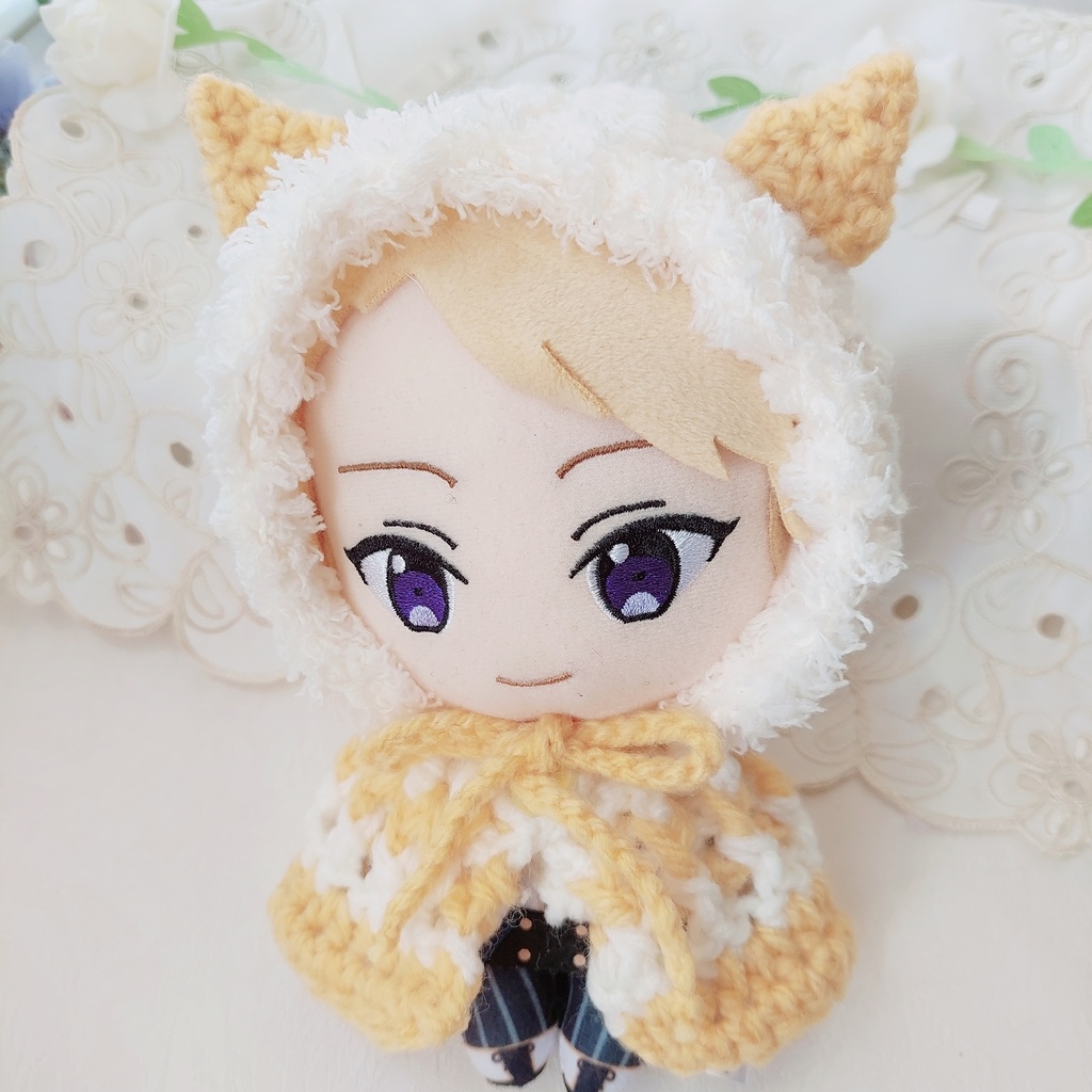 16センチ着ぐるみ ミルクくすみ色