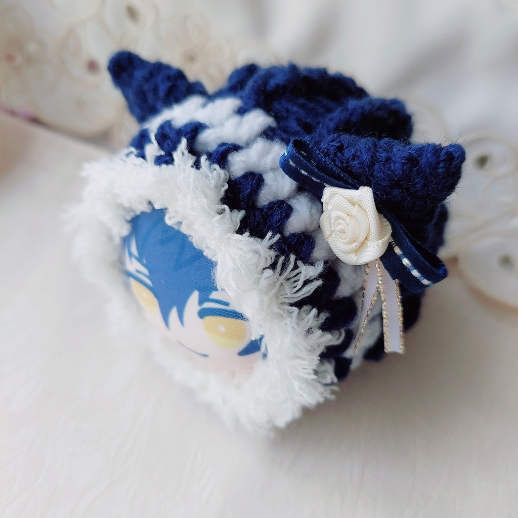 おまんじゅう着ぐるみ 紺色 薄い黄緑