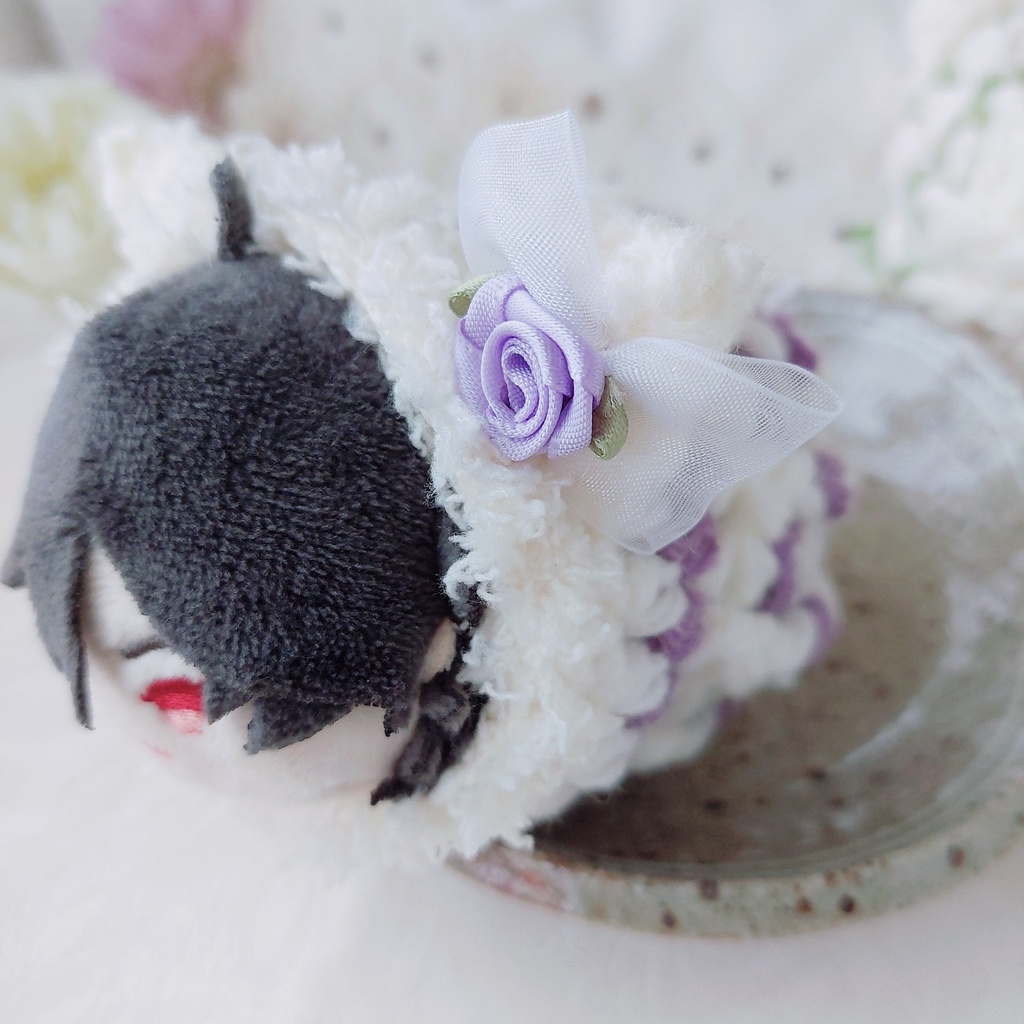 もちマスもちころりん用着ぐるみ ミルクくすみカラー