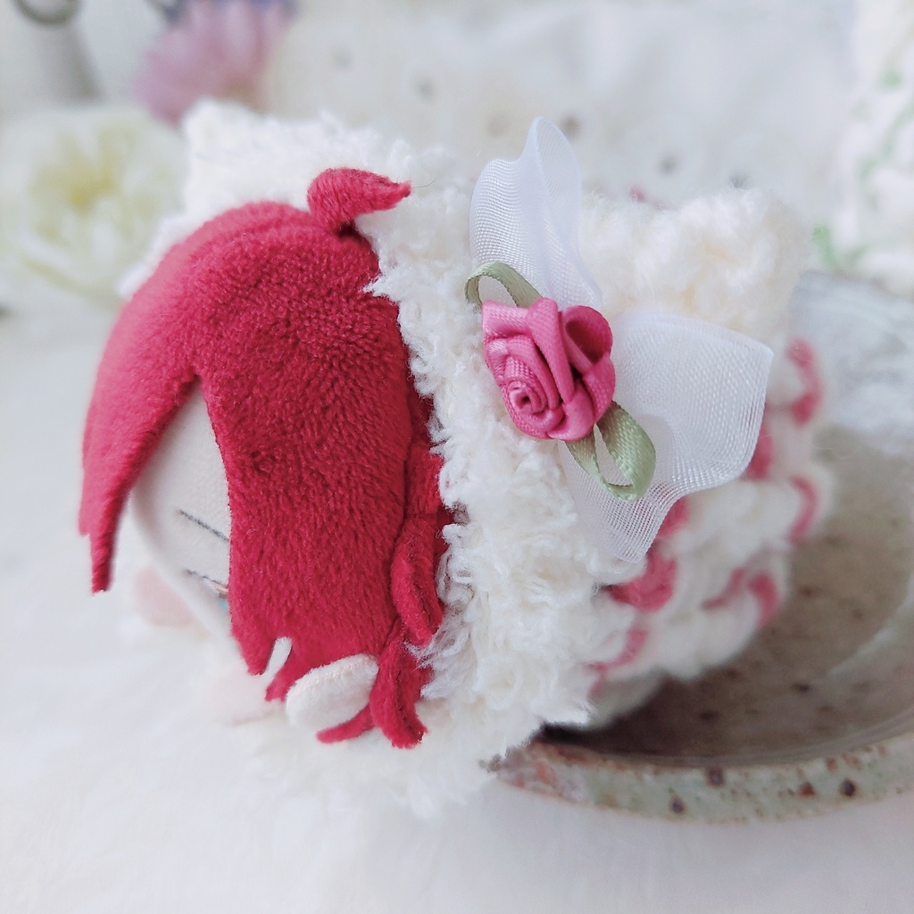 もちマスもちころりん用着ぐるみ ミルクくすみカラー