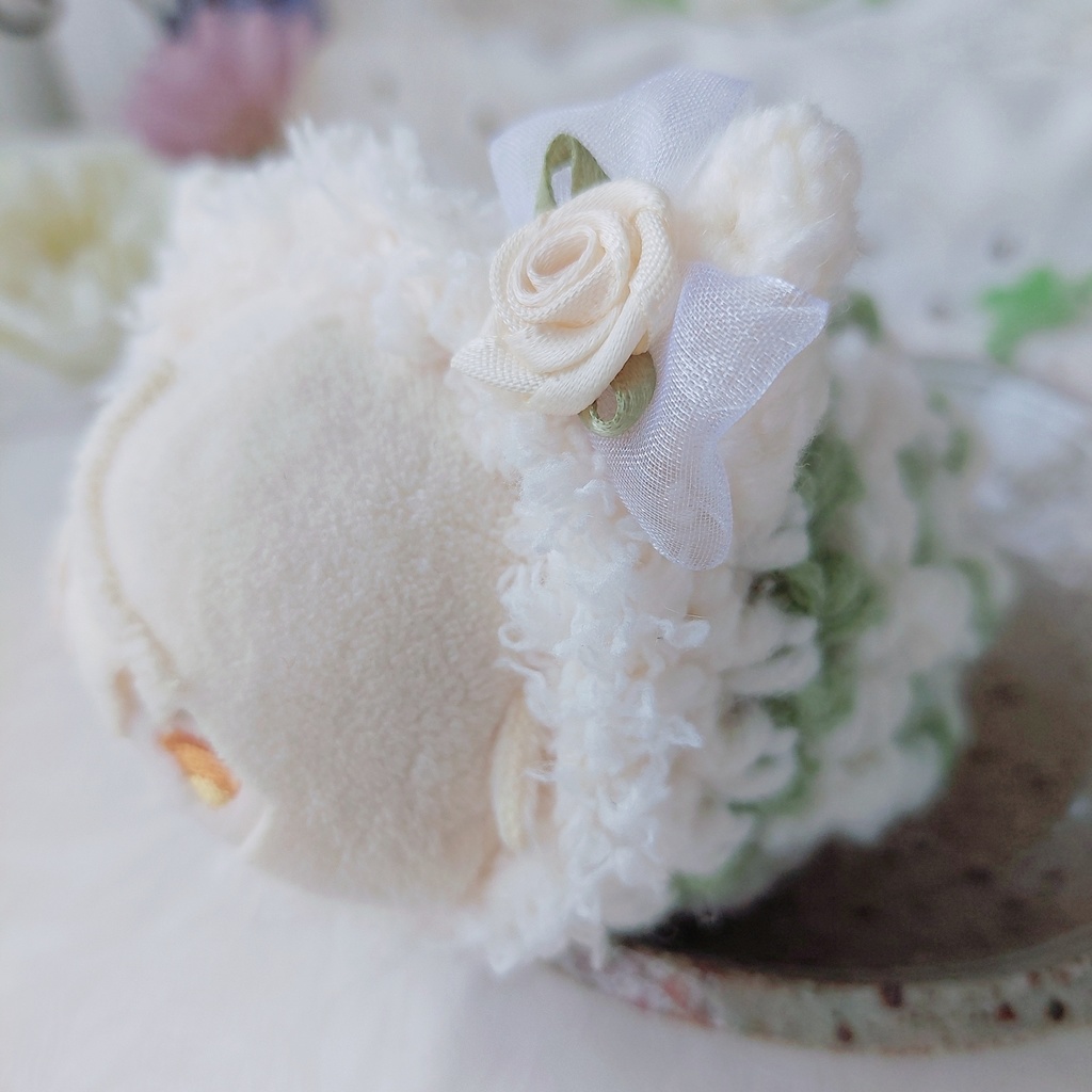 もちマスもちころりん用着ぐるみ ミルクくすみカラー