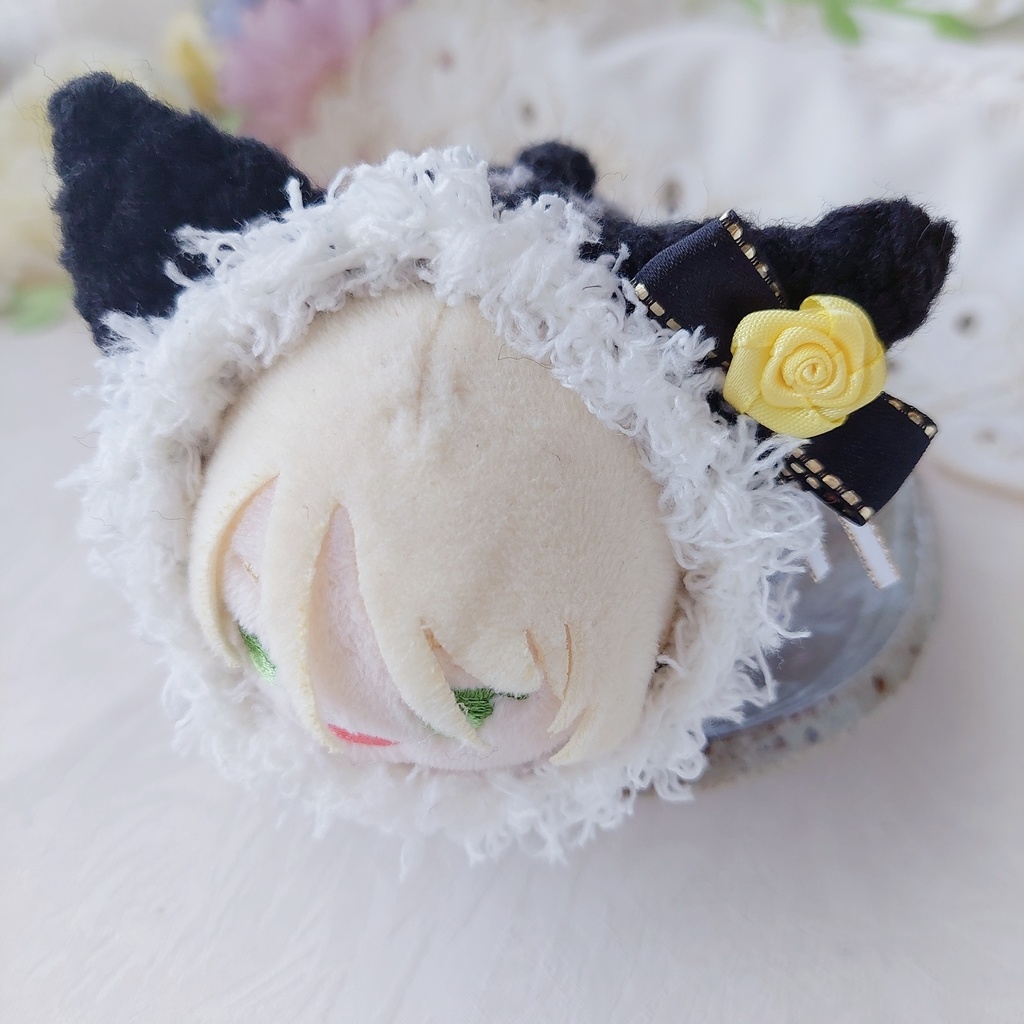 もちマス着ぐるみ 黒グレー