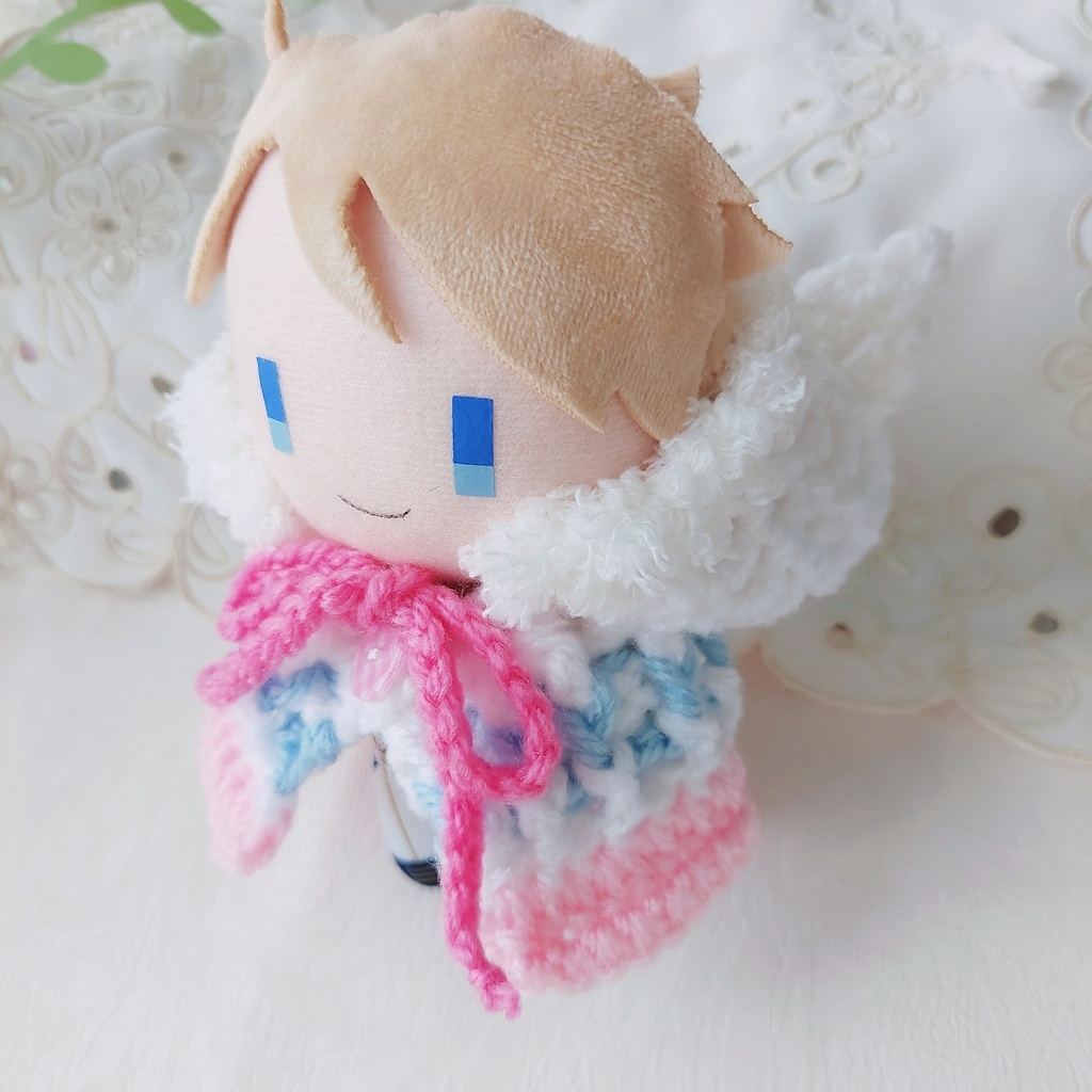 コスマス用着ぐるみ 白水色ピンク