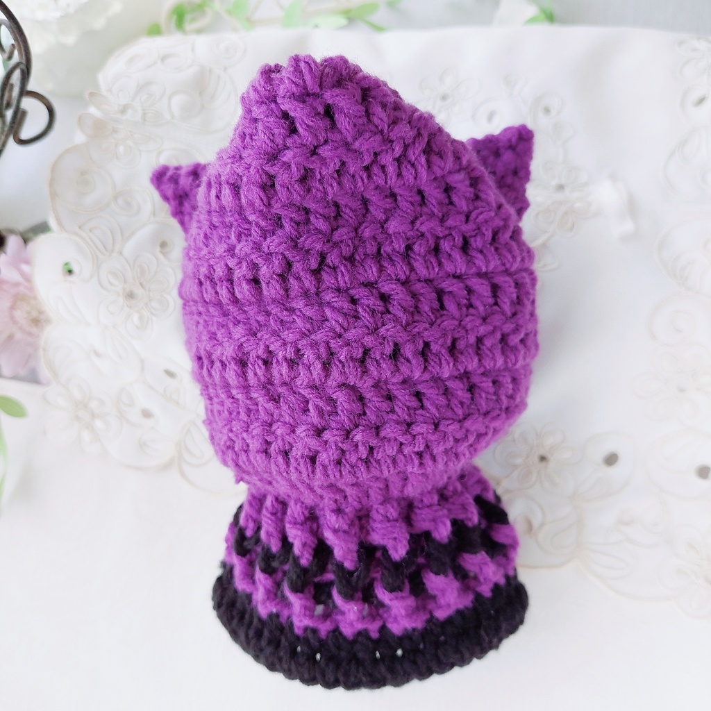 16センチぬい着ぐるみ 紫黒白