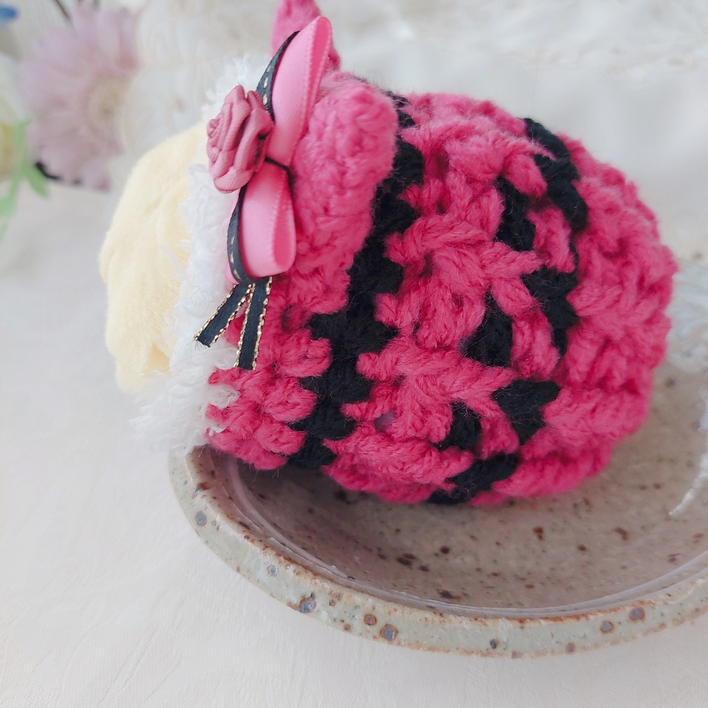 もちマス着ぐるみ ピンクとミント