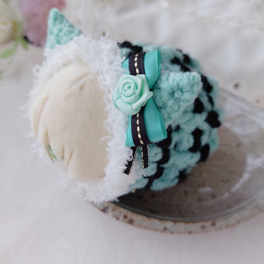 もちマス着ぐるみ ピンクとミント