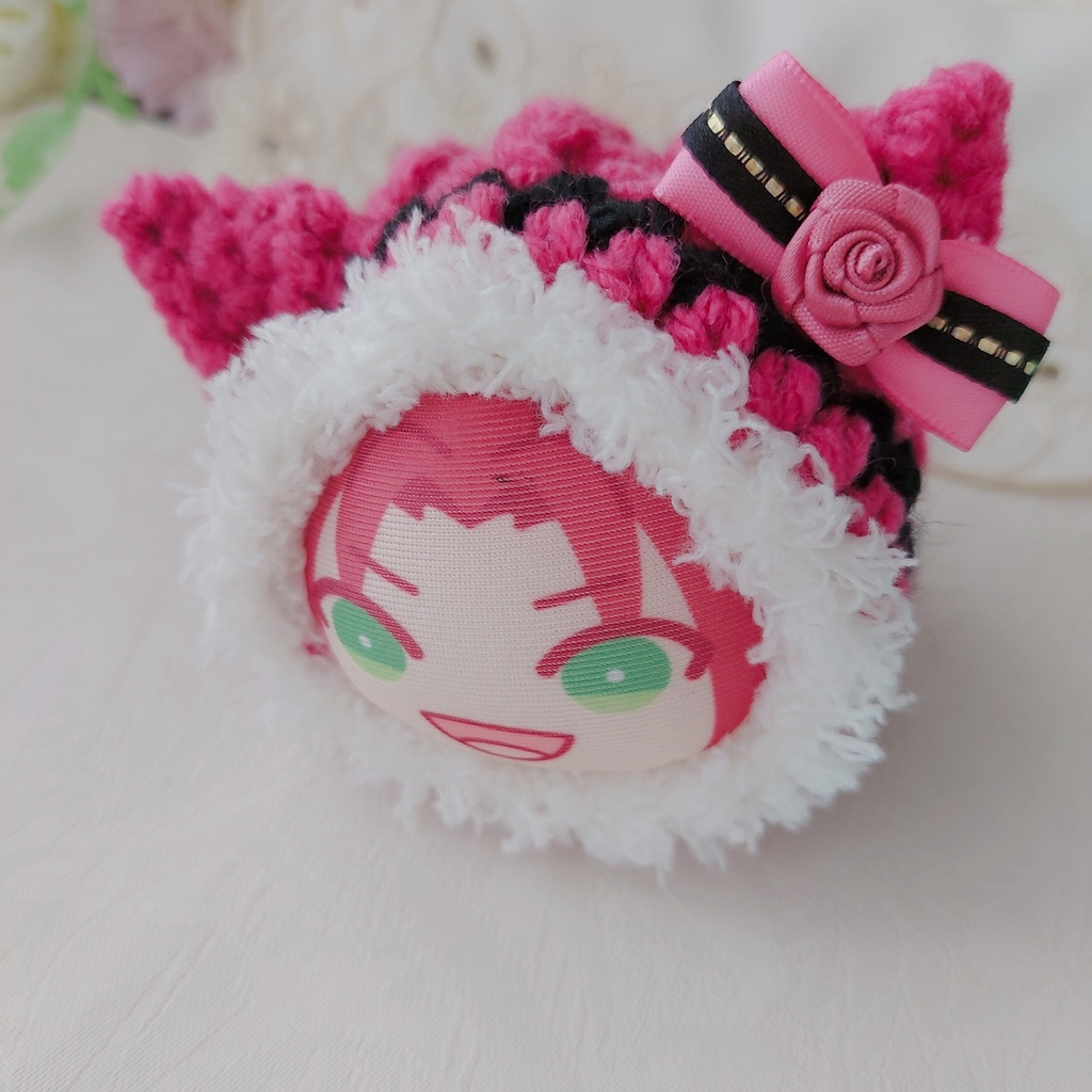 おまんじゅう着ぐるみ ピンク黒 ミントグリーン黒