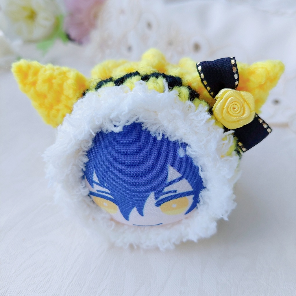 おまんじゅう着ぐるみ 黒リボン