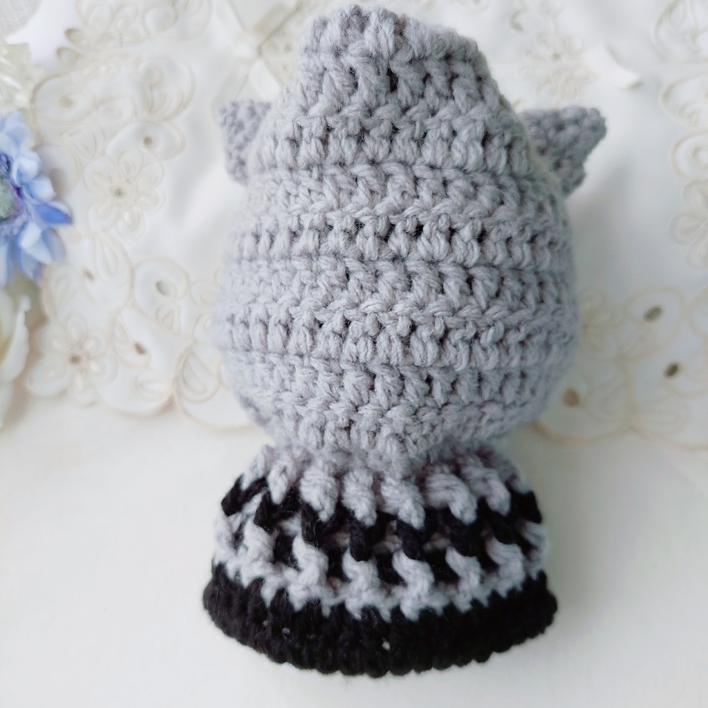 16センチぬい着ぐるみ グレー黒