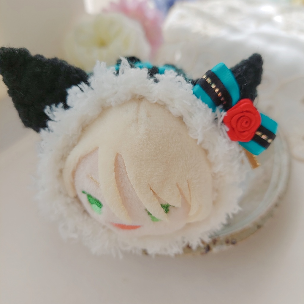 もちマス着ぐるみ 黒シアン