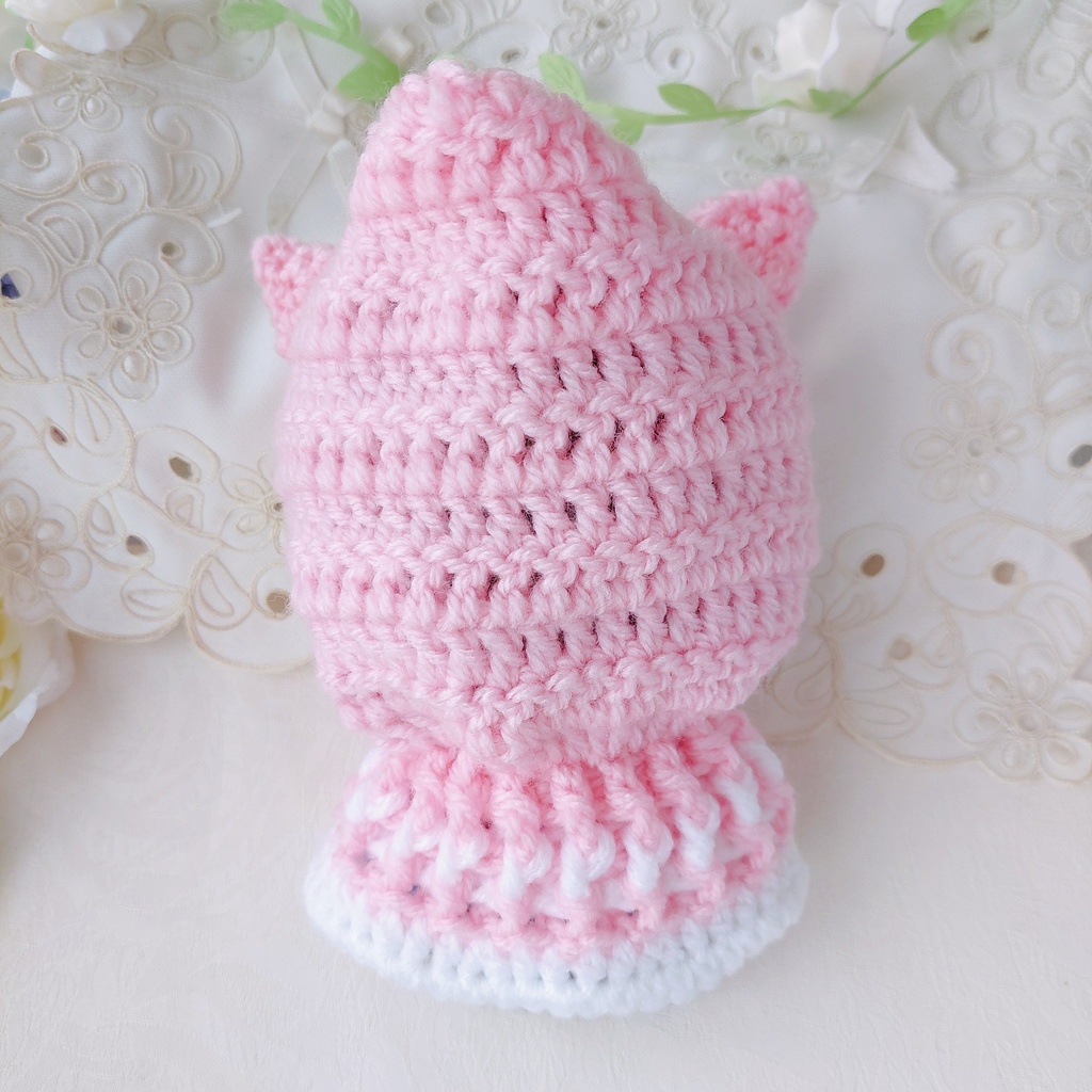 16センチぬい着ぐるみ ソフトピンク