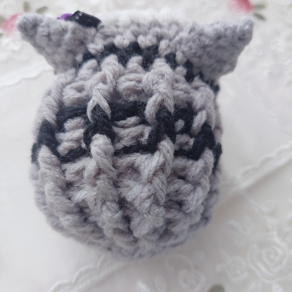 もちマス着ぐるみ グレー黒 紫バラ白バラ黒バラ