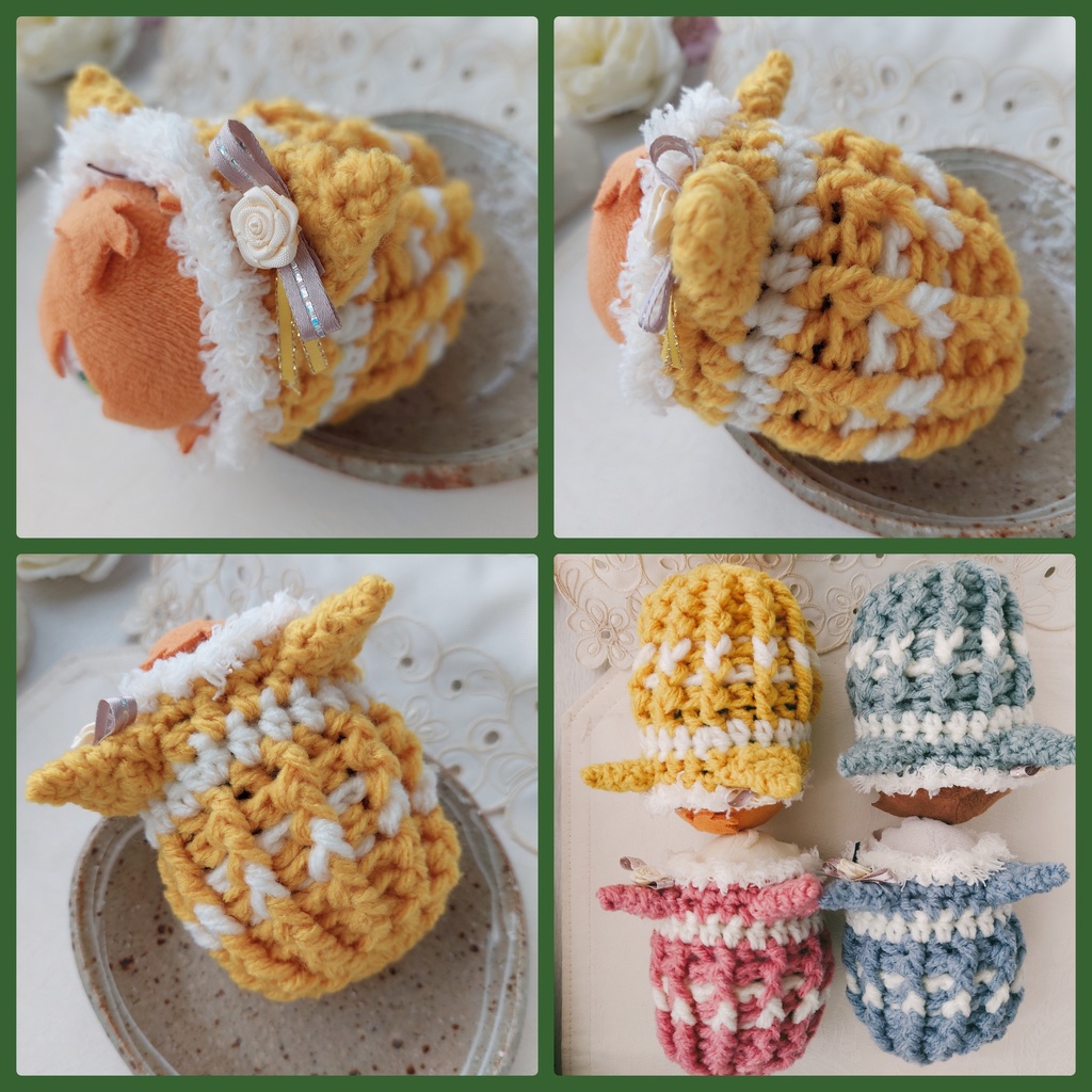 もちマス着ぐるみ サンドベージュリボン