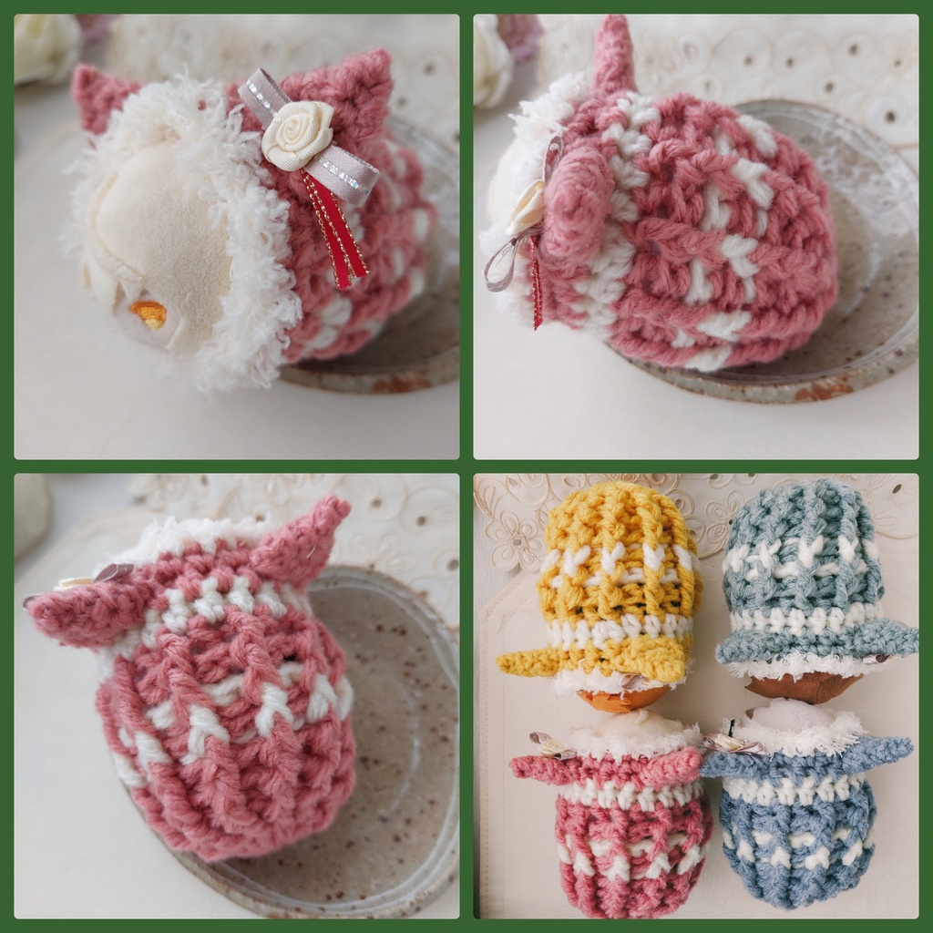 もちマス着ぐるみ サンドベージュリボン