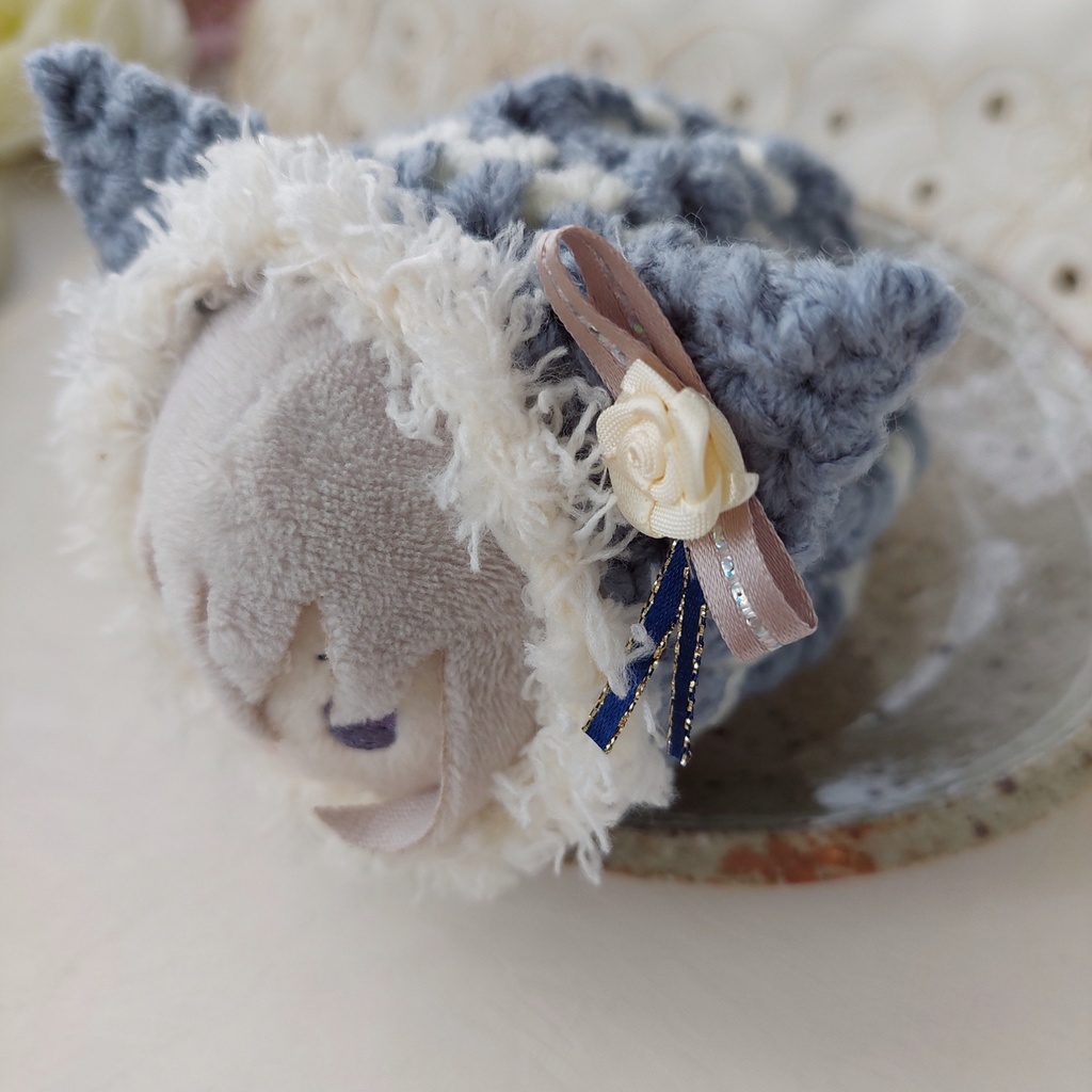 もちマス着ぐるみ サンドベージュリボン