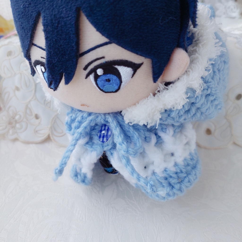 16センチぬい着ぐるみ 水色うさ耳