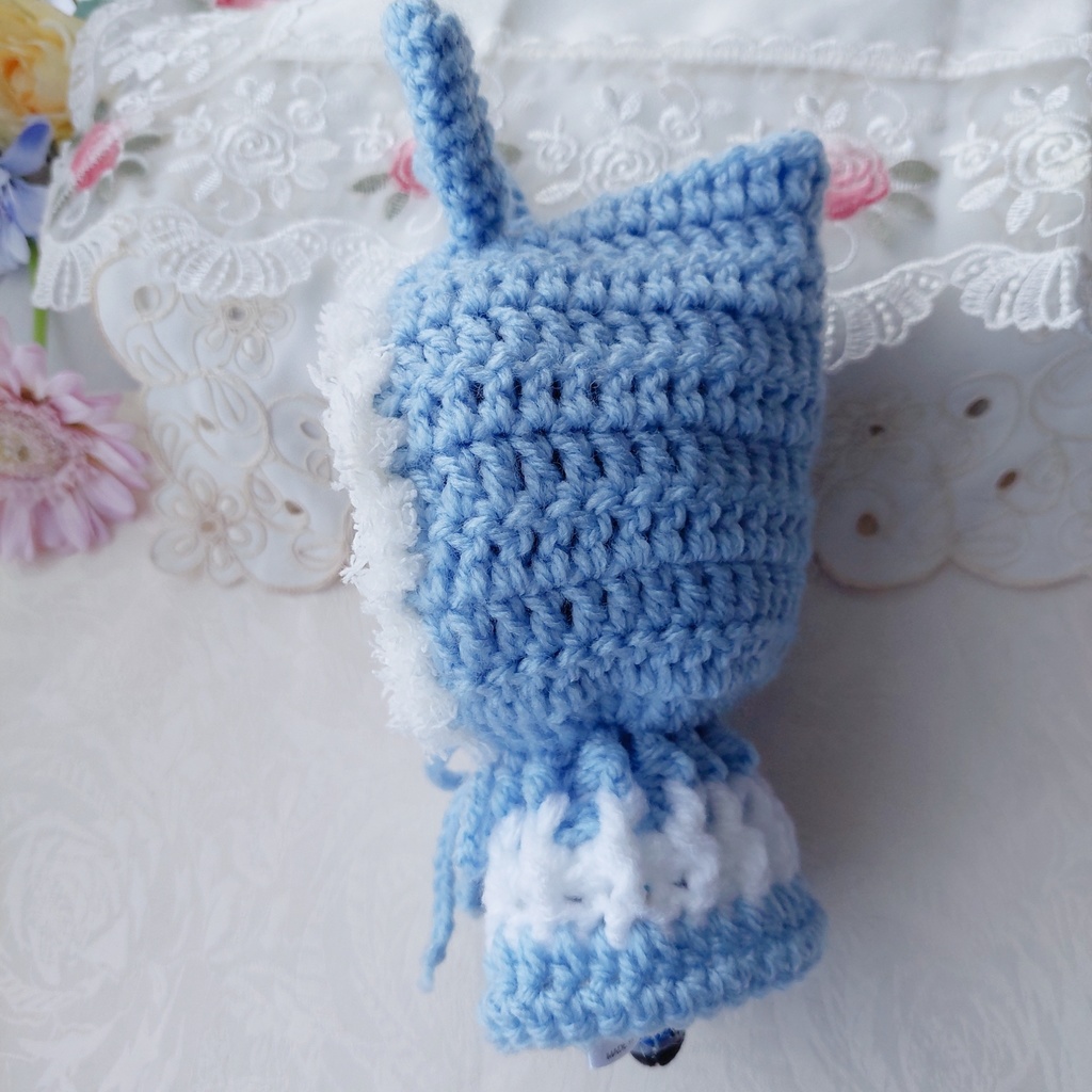 16センチぬい着ぐるみ 水色うさ耳