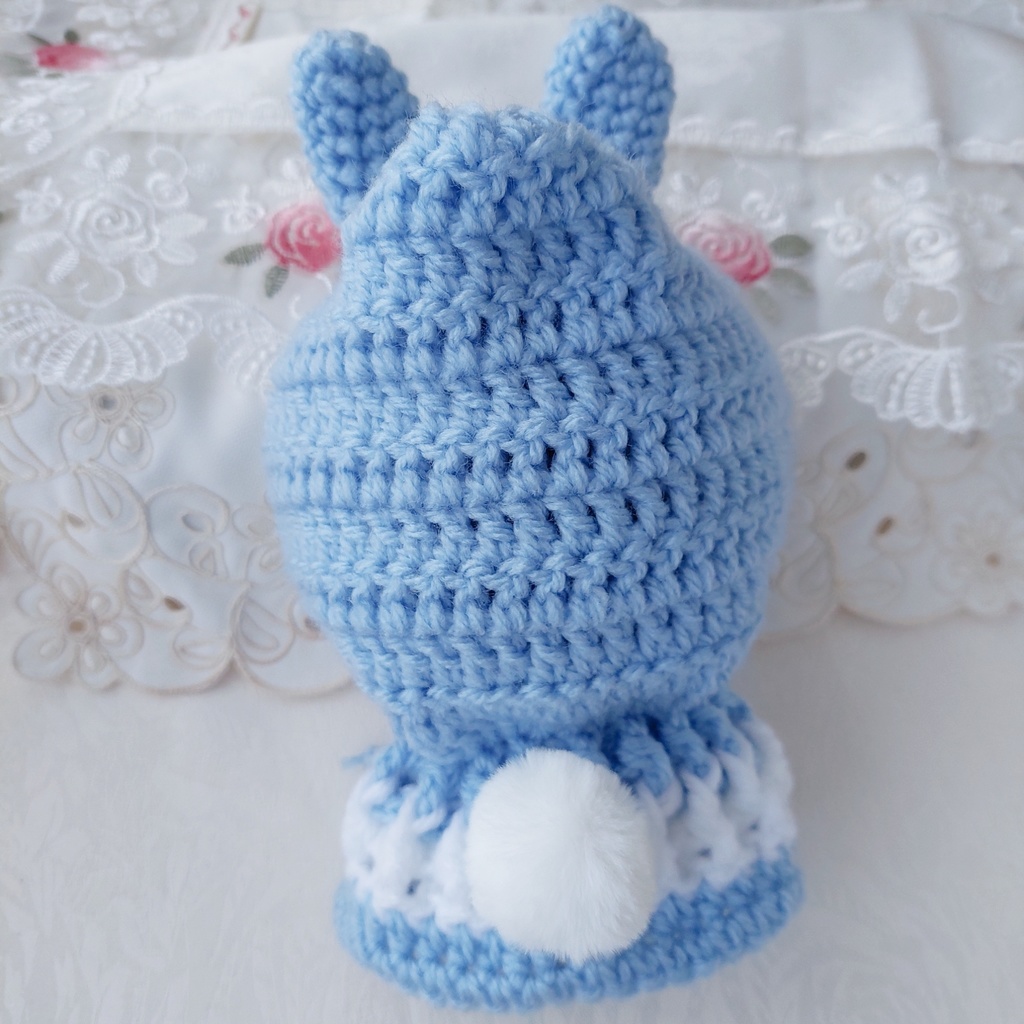 16センチぬい着ぐるみ 水色うさ耳