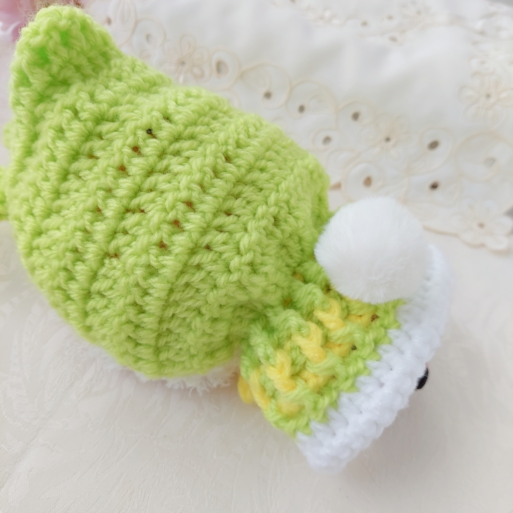 16センチぬい着ぐるみ マスカッグリーンレモン色うさ耳