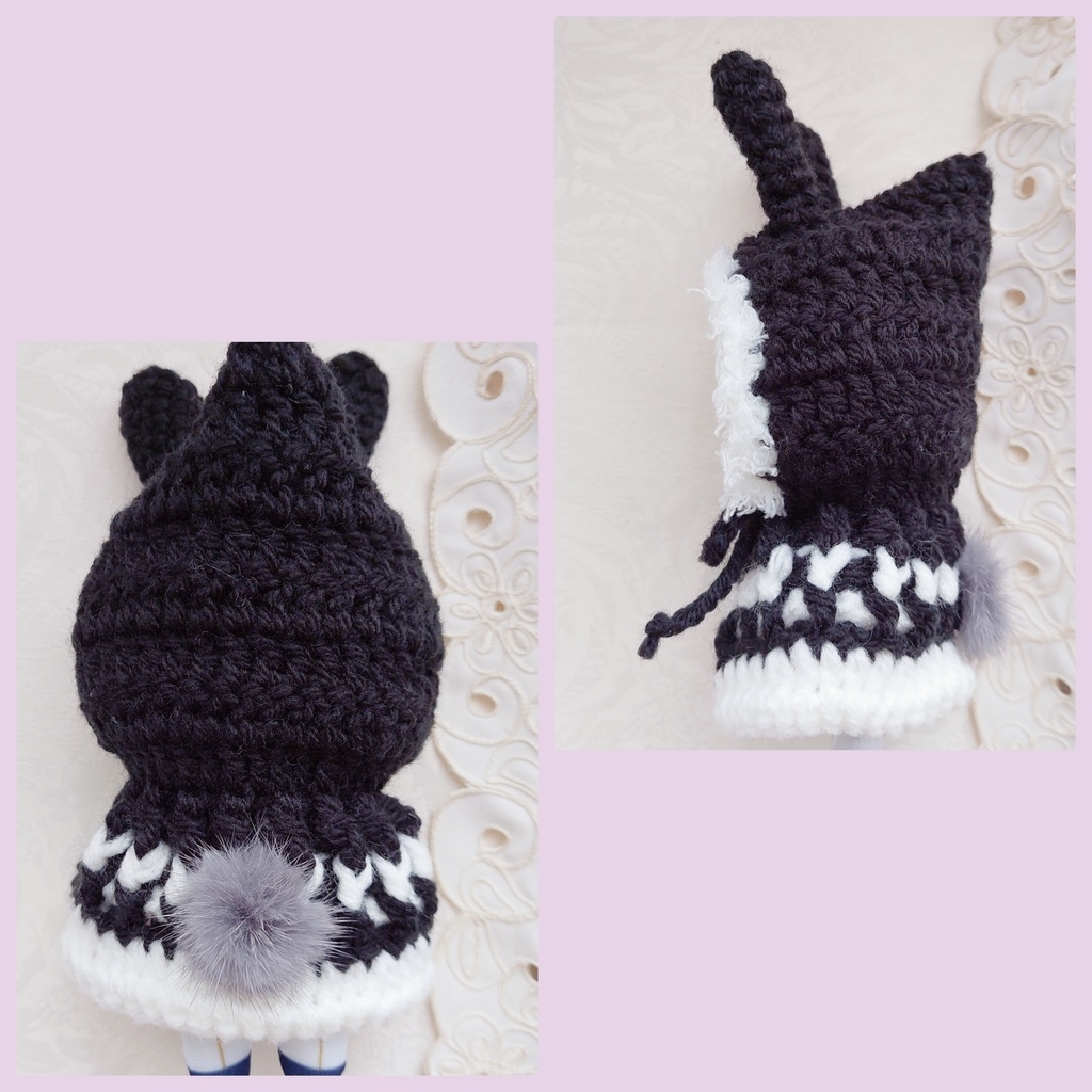 コスマスにとたんサイズ着ぐるみ【AU03】ブラックバニー