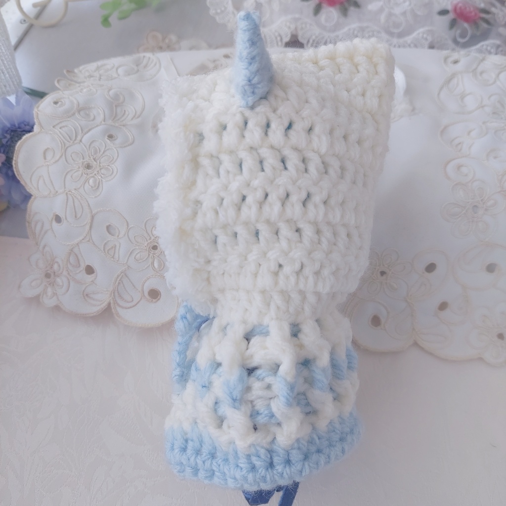 16センチEXぬい用着ぐるみ ミルク水色