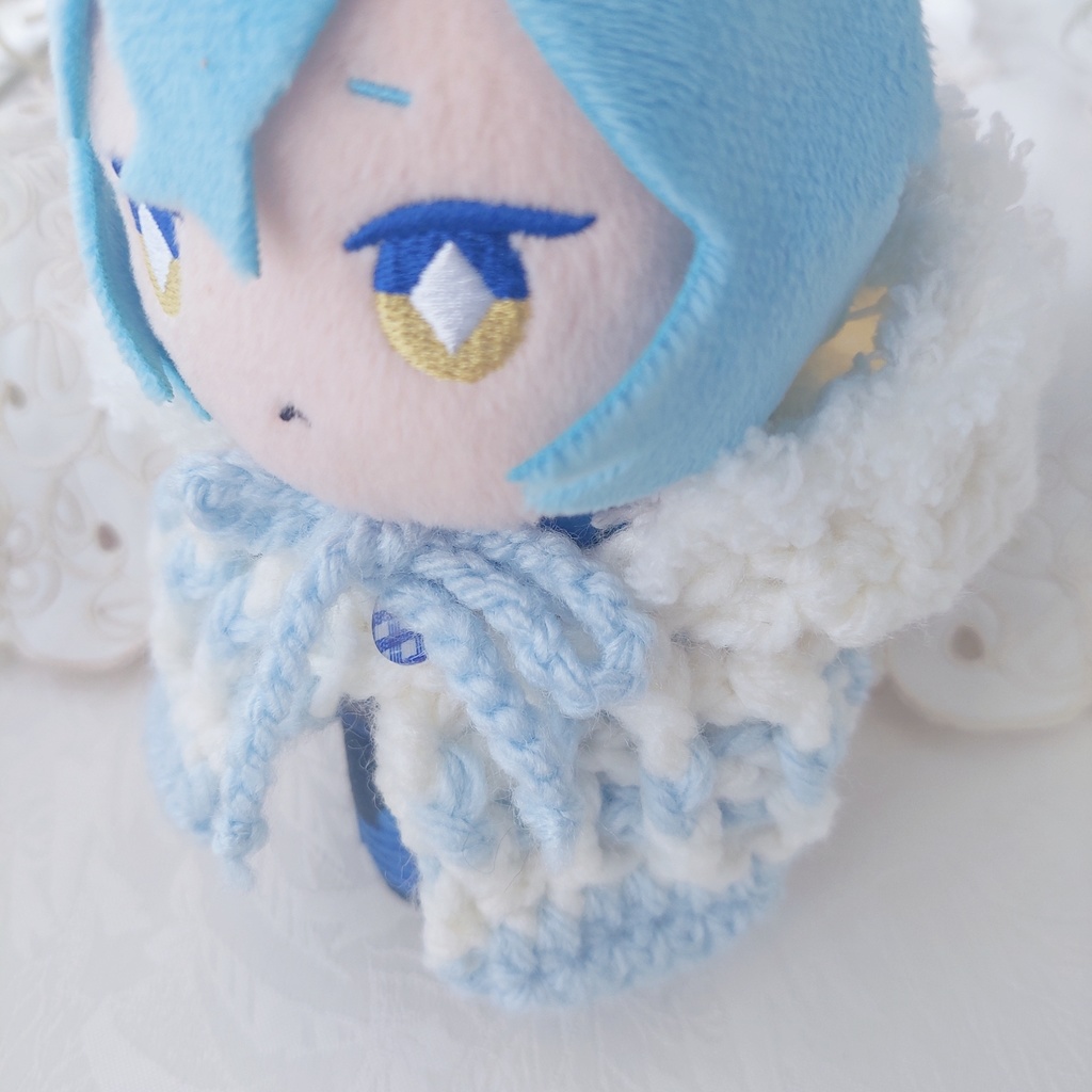 16センチEXぬい用着ぐるみ ミルク水色