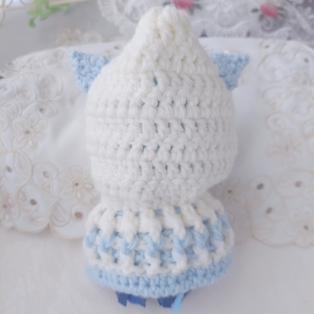 16センチEXぬい用着ぐるみ ミルク水色