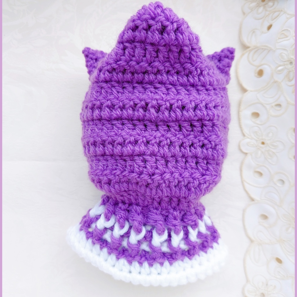 16センチぬい着ぐるみ【P59】紫白