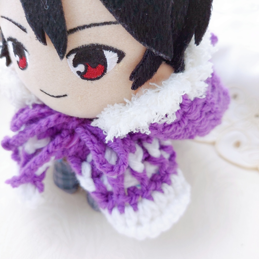 16センチぬい着ぐるみ【P59】紫白