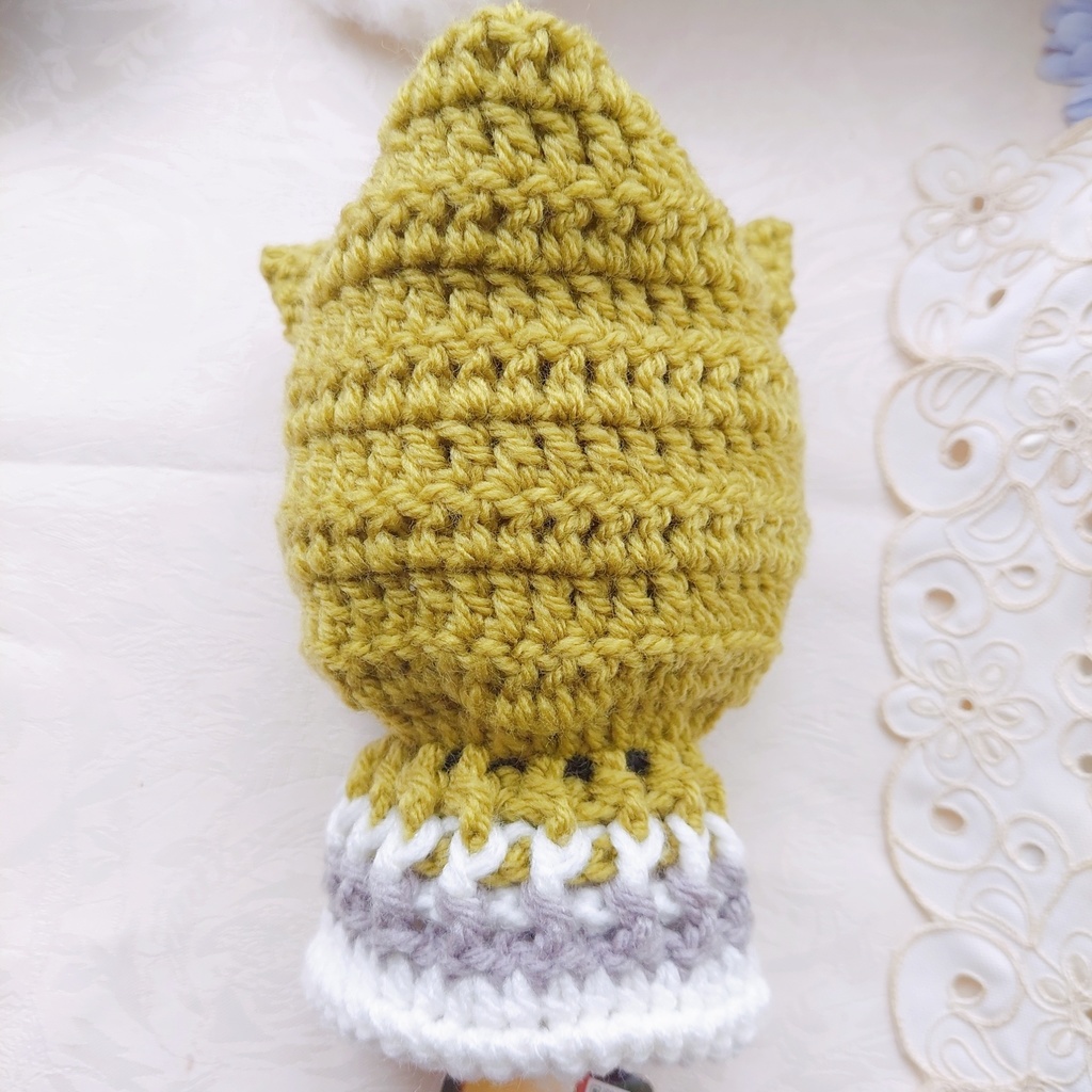 16センチぬい着ぐるみ【T44】抹茶グレー黒