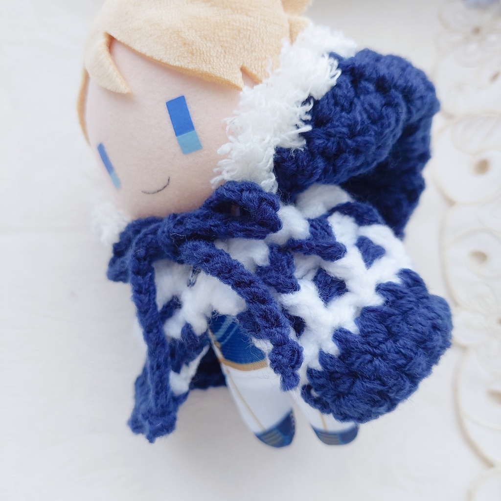 コスマスサイズ着ぐるみ【A70w】白うさ耳紺色