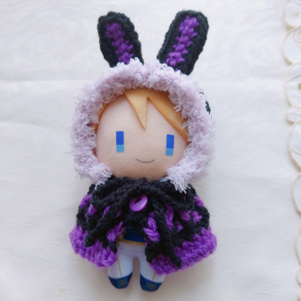 コスマス着ぐるみ　紫黒うさ耳