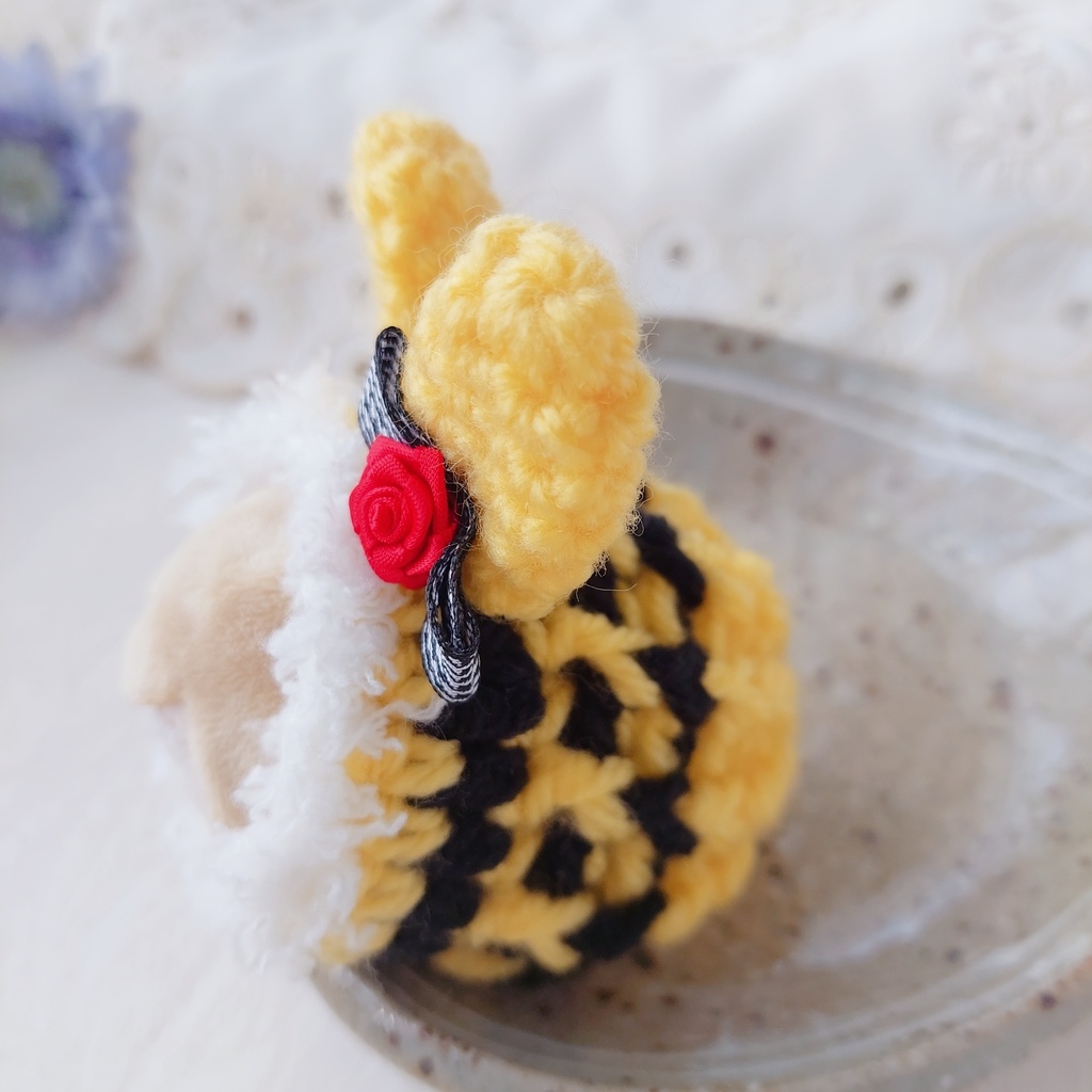 もちマスミニ着ぐるみ ミツバチ色