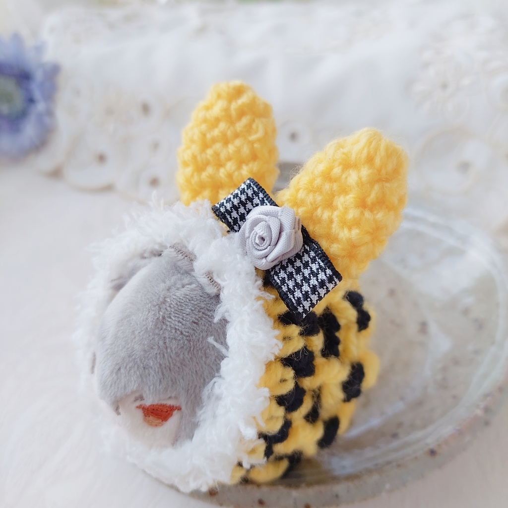 もちマスミニ着ぐるみ ミツバチ色