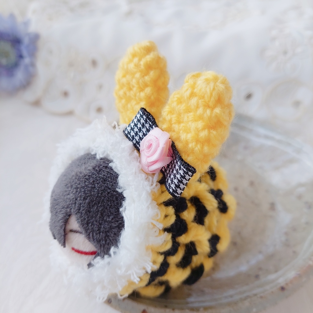 もちマスミニ着ぐるみ ミツバチ色