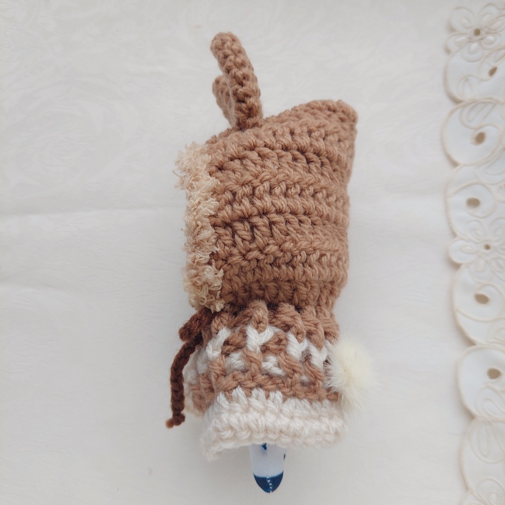 コスマスにとたん着ぐるみ ミルクココア色うさ耳しっぽ付