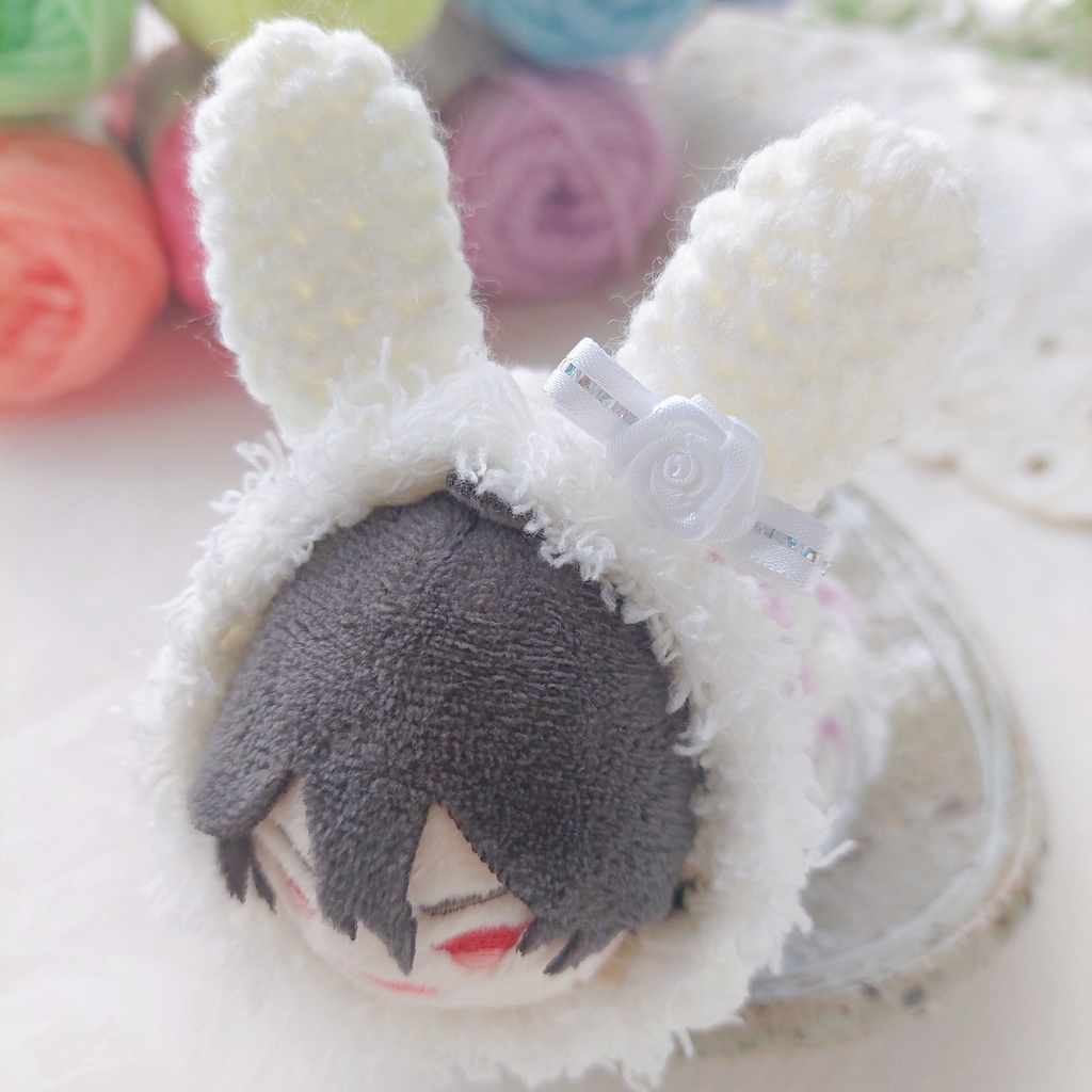 もちマス着ぐるみ うさ耳ネオンカラー