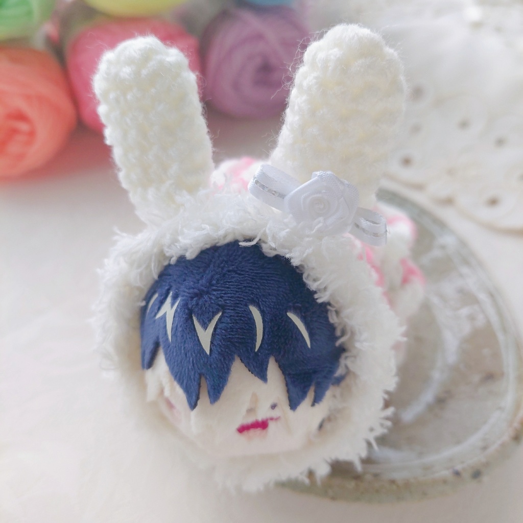 もちマス着ぐるみ うさ耳ネオンカラー