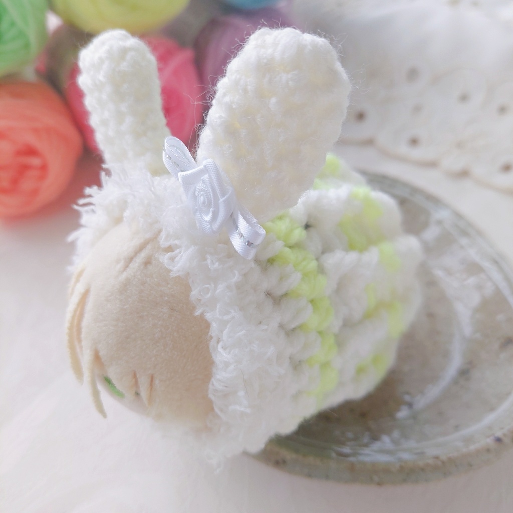 もちマス着ぐるみ うさ耳ネオンカラー