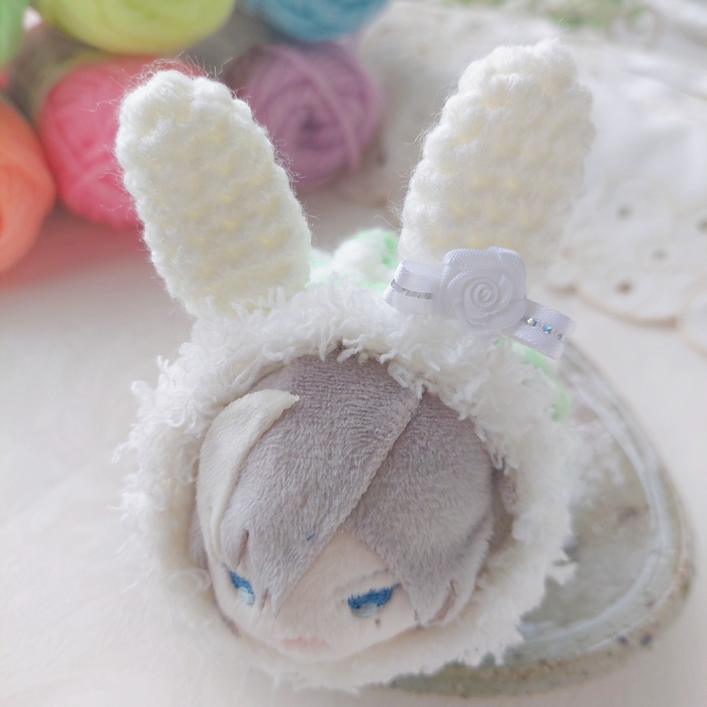 もちマス着ぐるみ うさ耳ネオンカラー