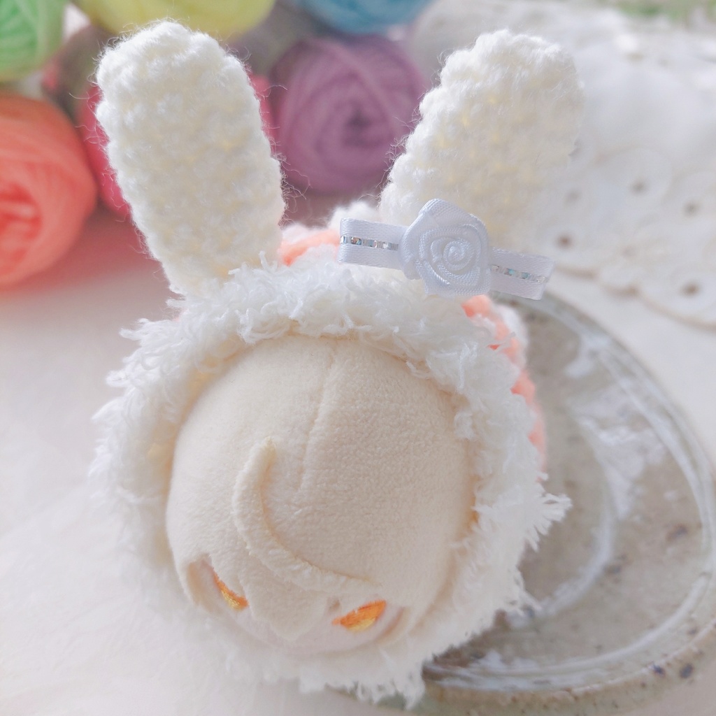 もちマス着ぐるみ うさ耳ネオンカラー