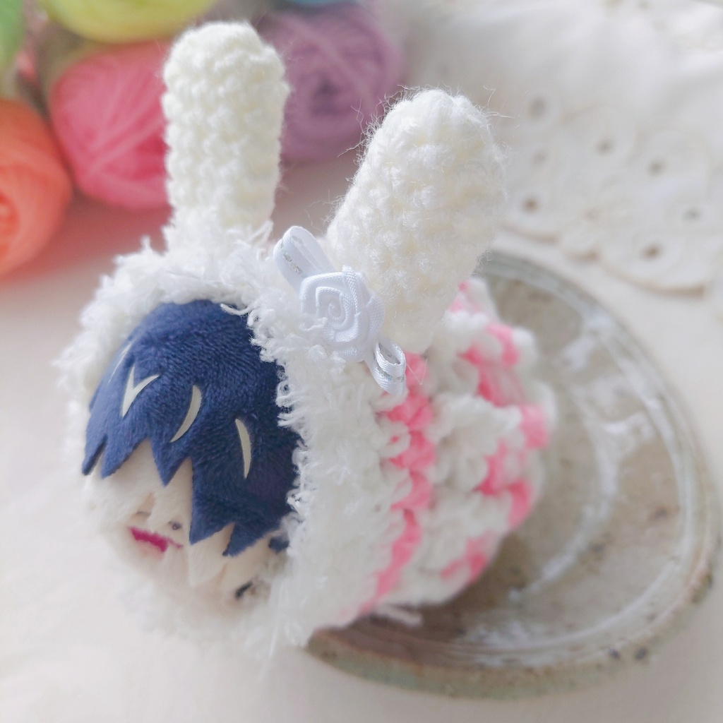 もちマス着ぐるみ うさ耳ネオンカラー