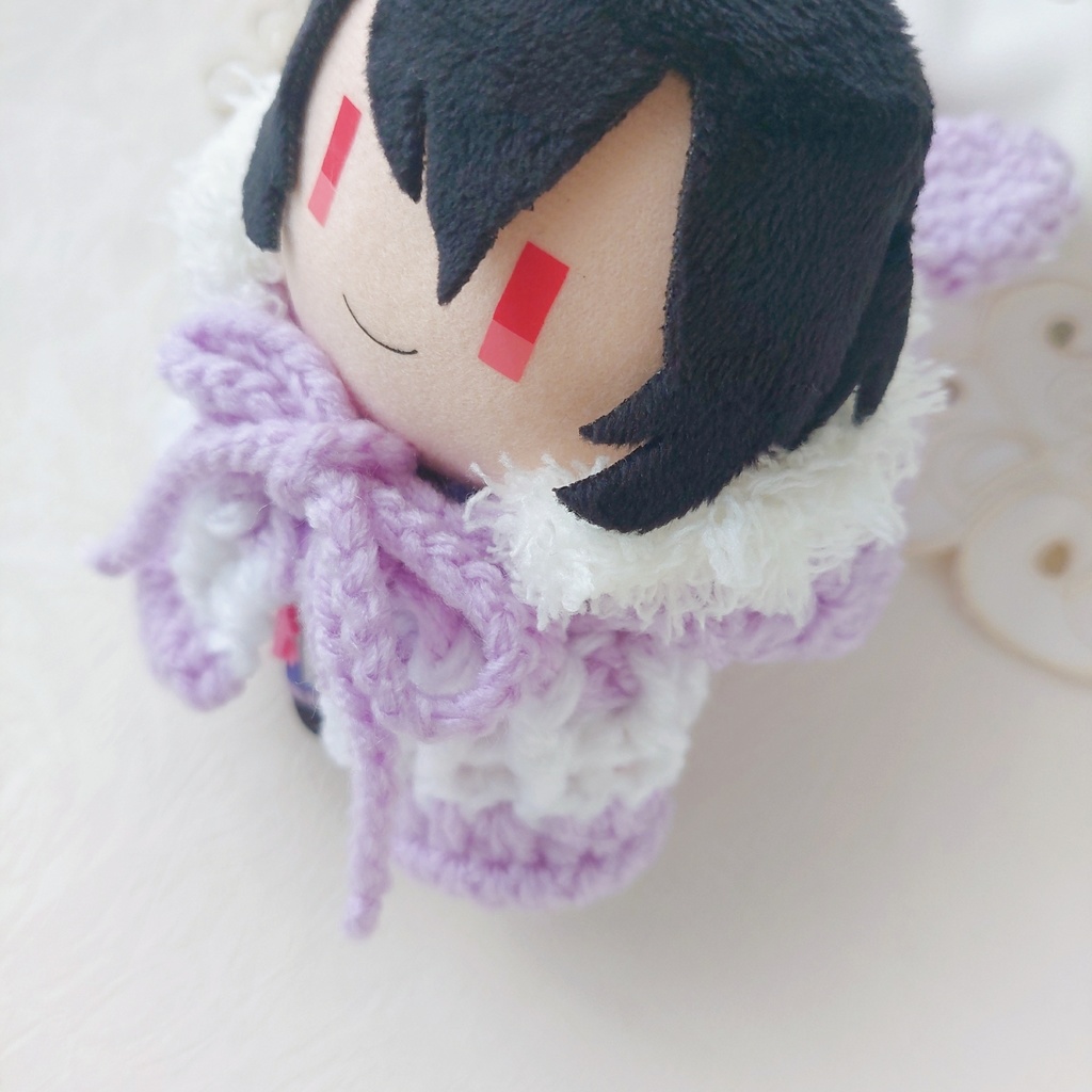 コスマスにとたん着ぐるみ ラベンダー色うさ耳しっぽ付