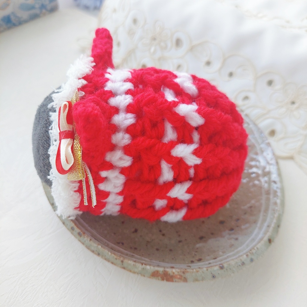 もちマス着ぐるみ【704】赤白ゴールド