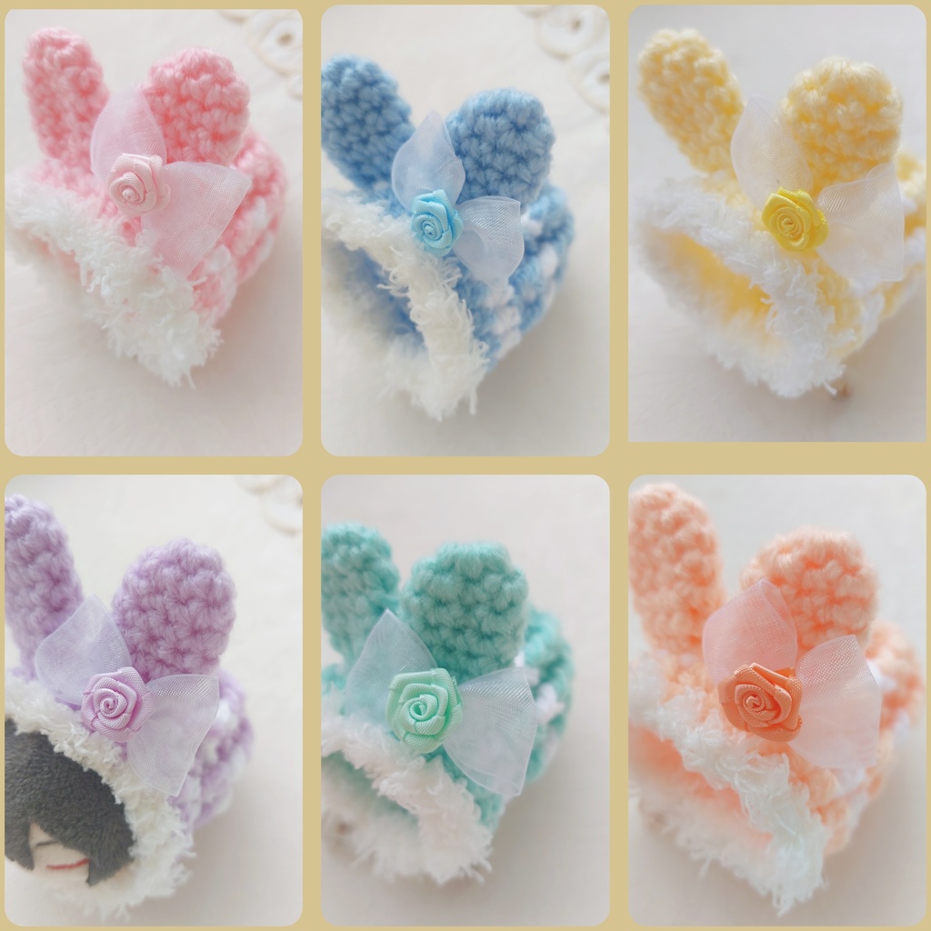 もちマスミニ用着ぐるみ パステルカラーバラ