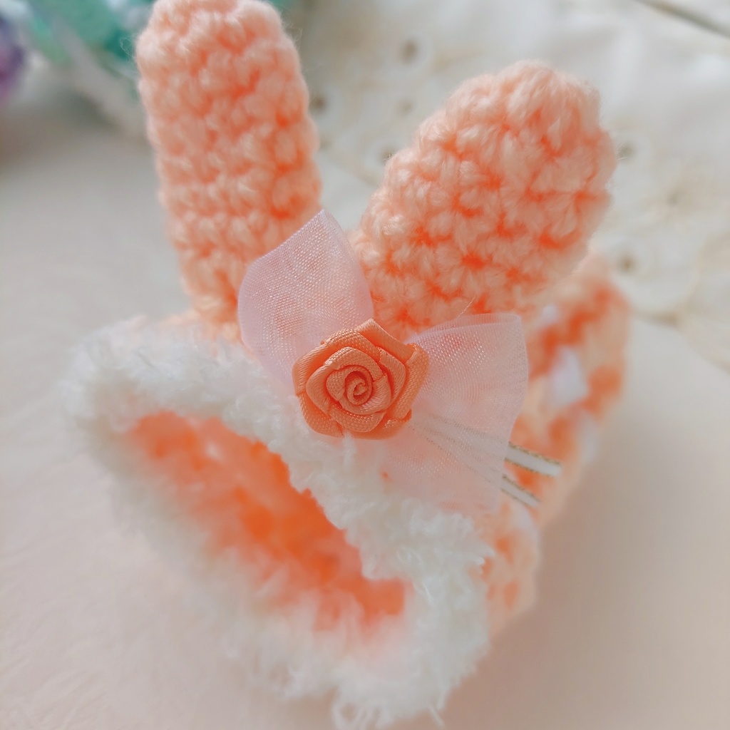 もちマス着ぐるみ うさ耳パステルカラーバラ